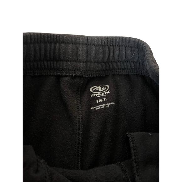 Athletic Works Boys Black Pull-On Jogger Sweatpants Youth Size Small - Picture 5 of 5